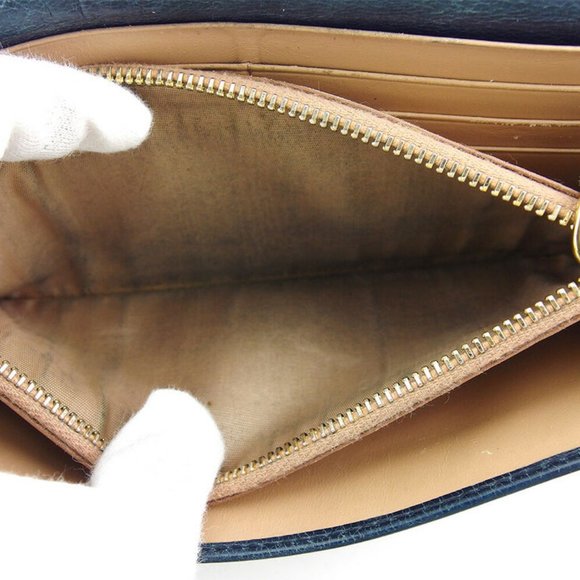 PRADA wallet logo leather Auth used T18209 - Picture 3 of 8